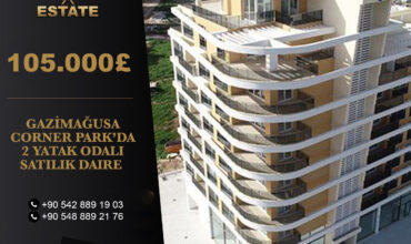 2 BEDROOM FOR SALE APARTMENT IN FAMAGUSTA-CORNER PARK