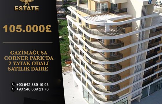 2 BEDROOM FOR SALE APARTMENT IN FAMAGUSTA-CORNER PARK