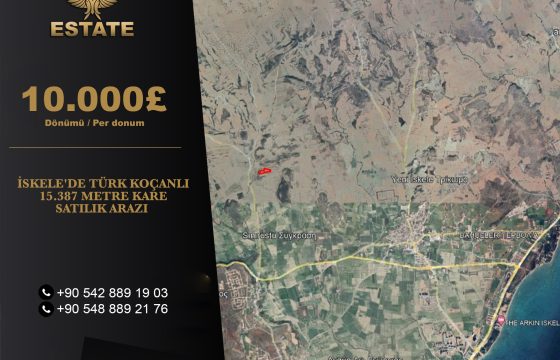 ISKELE – TURKISH TITLE DEED LAND FOR SALE 15.387 SQUARE METERS