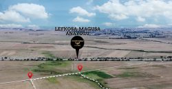 LEFKOŞA-GAZİMAĞUSA ANA YOLUNA YAKIN SATILIK 18.233 METRE KARE TARLA