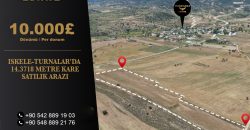 ISKELE-TURNALAR’DA 14.718 METRE KARE SATILIK ARAZI