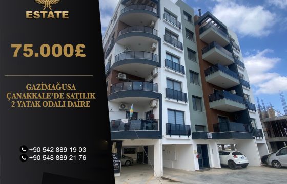 2 BEDROOM APARTMENT FOR SALE IN GAZIMAGUSA ÇANAKKALE