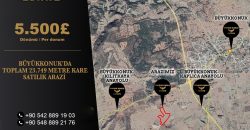 BÜYÜKKONUK’DA TOPLAM 23.749 METRE KARE SATILIK ARAZİ