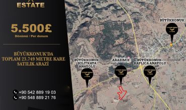 TOTALLY 23.749 SQUARE METER FOR SALE LAND IN BUYUKKONUK