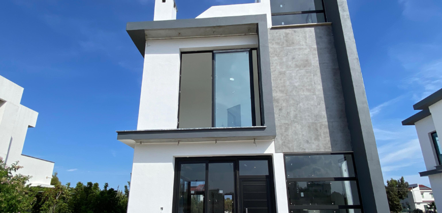 NEWLY COMPLETED 3-BEDROOM DETACHED DUPLEX HOUSE FOR SALE IN İSKELE-LONG BEACH