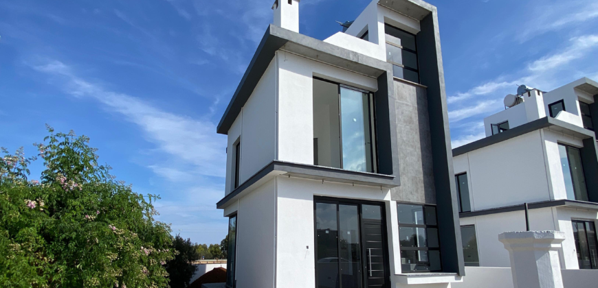 NEWLY COMPLETED 3-BEDROOM DETACHED DUPLEX HOUSE FOR SALE IN İSKELE-LONG BEACH