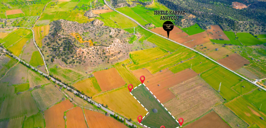 LAND FOR SALE IN ISKELE-SAZLIKÖY, TOTAL 12,205 SQM (9 DÖNÜM 1,750 SQ FT) WITH PROJECTS FOR 12 SHOPS AND 210 APARTMENTS