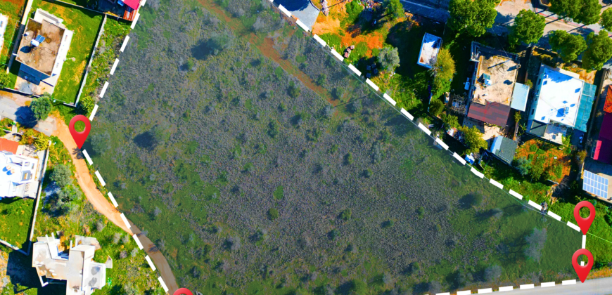 LAND FOR SALE IN ISKELE-MEHMETÇİK, TOTAL 8,362 SQM (6 DÖNÜM 1 EVLEK), ZONED AND WITH TURKISH TITLE DEED